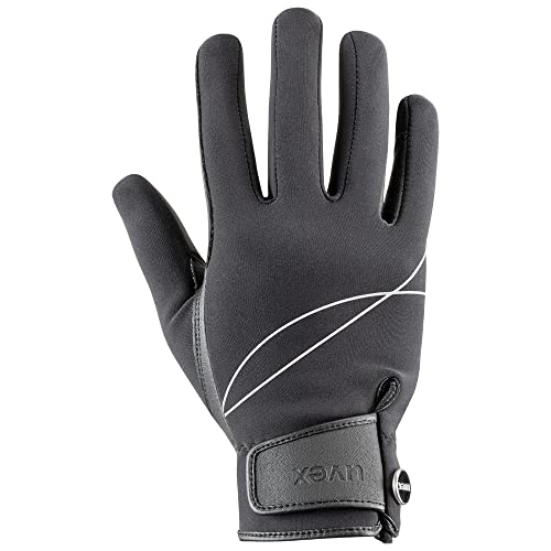 Gants d’équitation Uvex Crx700 pour vos séances quotidiennes aux écuries en couleur black
