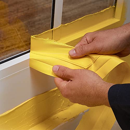 Flex Paste Flood Protection, Wrapped Sleeve, (6) 8.75 oz, Waterproof Rubberized Paste, Removable, Use on Windows, Doors, Garage Doors, Seams, Casings, Thresholds, Conduits, Vents, Ducts, and More - Thumbnail 5