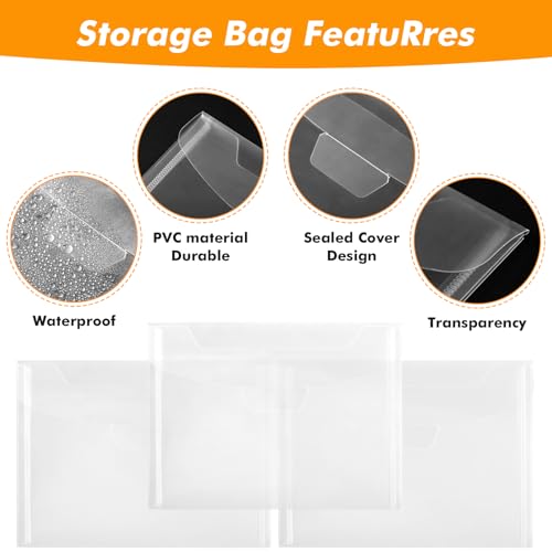 120 Pcs 6.5 x 9 Inch Magnetic Sheets for Dies Storage 0.6 mm Thickness Non-Adhesive Magnetic Sheets with Die Storage Bags, Die Cut Storage Essential Set (60 Pcs Sheets+60 Pcs Pockets+Label Stickers) by GcFoir - Image 7