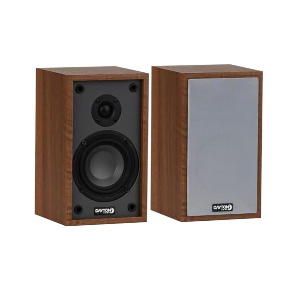 Dayton Audio Classic B40 Bookshelf Speaker Pair (Wood)