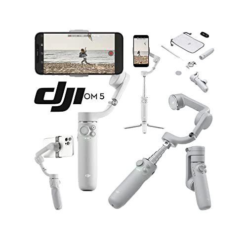 Osmo 5 Mobile Om 5 Dji Estabilizador Portátil para Celular Dobrável Gimball Inteligente