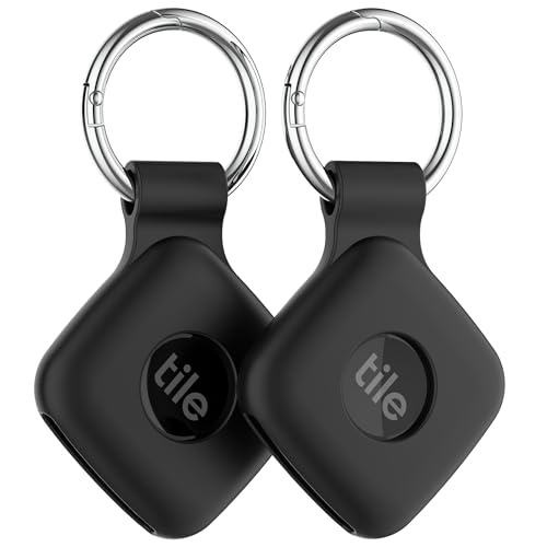 Funda de silicona compatible con Tile Mate 2024, paquete de 2 fundas suaves resistentes a los arañazos con accesorios de mosquetón, soporte seguro par...