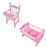 Dieses Produkt ist ein Spielzeugbettstuhl, der nur für Kinder verwendet werden kann, um ihre Puppe zu platzieren, nicht um Babys oder Haustiere zu schieben.