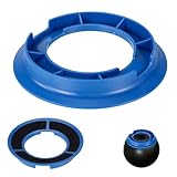 Sinbana Schleifpadhalter für Bowlingkugeln, Universeller Schleifpadhalter aus Kunststoff Praktisches Sportzubehör Geeignet für Damen und Herren (Blau)