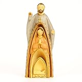 Gesar Natività Grande con Sacra Famiglia, Presepe Grande da Interno ed Esterno, Statue Presepe Grandi e Statuine 25 cm, Natività Tradizionale, Set Completo per Decorazioni Natalizie