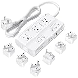 220V to 110V Voltage Converter, VINTAR 2000W Universal Travel Adapter Voltage Converter US to Europe, International Step Down Transformer Power Converters Adapter Combo for EU UK JP AU in SA