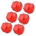 Aramox Wheel Nut Rim Cover, 20pcs 21mm Nut Car Wheel Auto Hub Screw Anti-Theft Cover (Red)