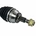 Wajir 2pcs Complete CV Joint Axle Shaft Assembly Right Passenger Left Driver Front Side Set Automatic Transmission 3572658957447-03013R for Ford for Focus 2.0L 2012-2018 NCV11183 NCV11182 WJR1415