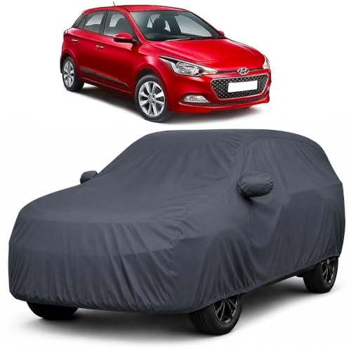 Image of Autofact Premium Car Cover for Elite i20 2015-2019 | All Weather Waterproof Full Body Car Cover | Light-Weight Triple-Stitched Outdoor Shield with UV Protection, Dustproof & Heat-Resistant