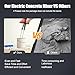 2800W Handheld Electric Concrete Mixer, Cement Mixer Dual Paddle, Portable Mortar Mixer 6 Adjustable Speed, Electric Concrete Plaster Grout Paint Mortar Mixer Machine Red