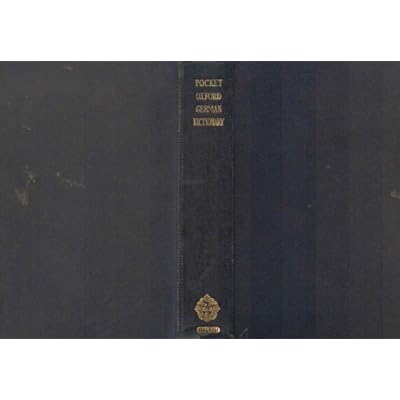 Pocket Oxford English-German Dictionary