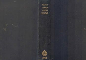 Hardcover Pocket Oxford English-German Dictionary Book