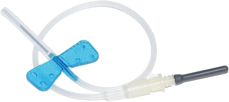 100PCS-Blood Collection Needles 23G Butterfly N. Sets with Luer Connector