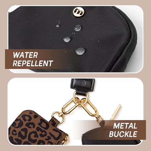 Image of Mum's Memory Mini Zip Around Wristlet Wallets for Women -KeyChain Wallet with Detachable Dual Pouch Wristlet -Key Chain Coin Purse Small Wallets