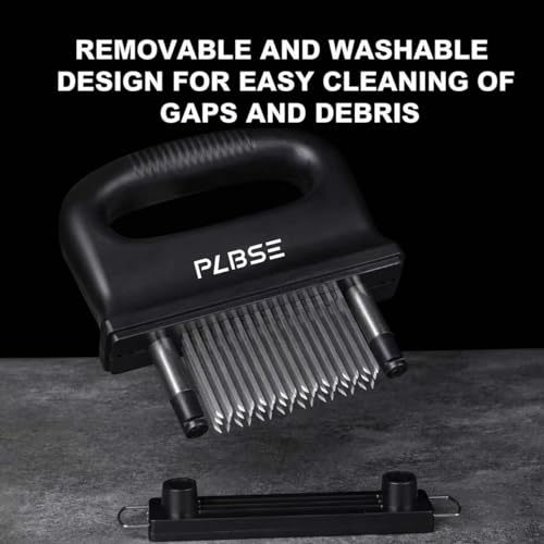 Plbse Meat Tenderizer Tool,Meat Tenderizer Needle,48 Blade Stainless Steel,Removable thumb #2