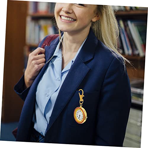 WOFASHPURET 1 PC Zakhorloge Kinderen Horloge Diamanten Horloge Verpleging Clip Horloge Relojes Para Hombre Horloge Met Tweede Heren Horloges Mannen Horloges Draagbare Horloge Oudere Revers - Afbeelding 4