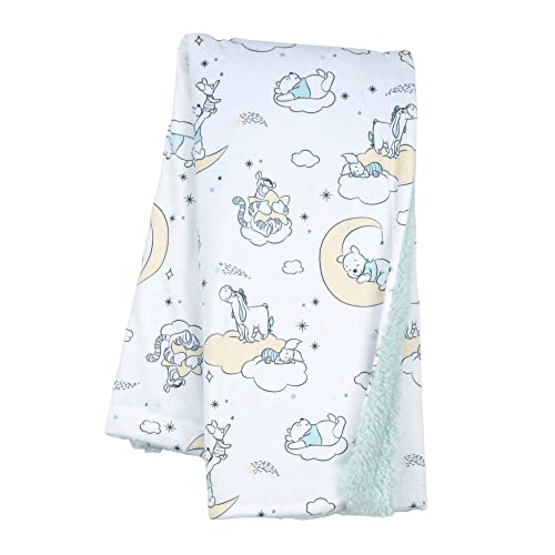 Image of Lambs & Ivy Disney Baby Cozy Friends Winnie The Pooh Fleece Baby Blanket