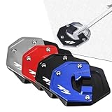 Stützfuß Fußseitenständer Motorrad CNC Alumiunm Zubehör Seitenständer Vergrößerer Schlitten Seitenständer Ständer Fußpolster Für YA&MA&HA Für T7 2019 2020 2021 2022 2023(15)