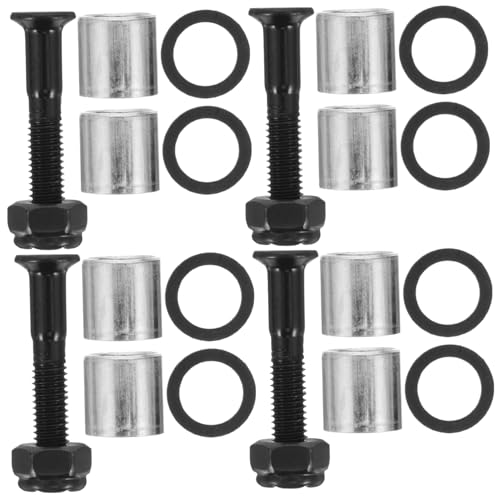 SUPVOX Skateboard Accessory Kit Bridge Pin Socket Washers Bushings Spacers Fixing Hardware