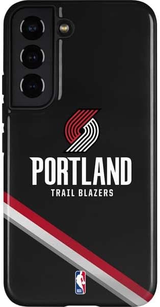 Skinit Pro Phone Case Compatible with Galaxy S22 - Officially Licensed NBA Portland Trail Blazers Away Jersey Design