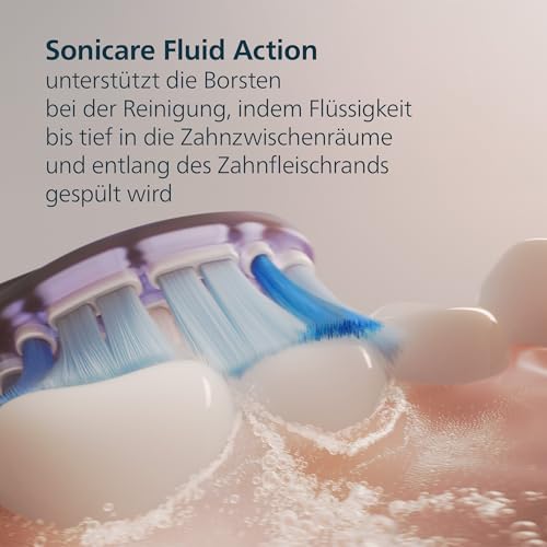 Bild 1 - Philips Sonicare AdvancedClean Limited Edition Elektrische Zahnbürste - Smart Screen, Drucksensor, Erinnerungsfunktion zum Austausch des Bürstenkopfs, 5 Putzmodi und SmarTimer, Pink, Modell HX3792/12