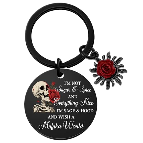 WXCATIM Sugar Skull Keychain