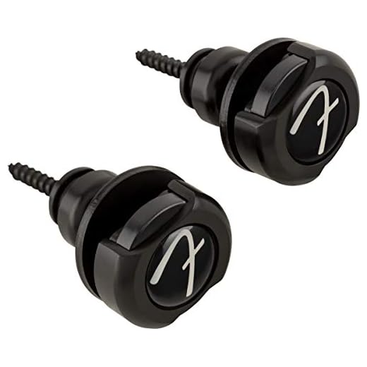 Fender© Infinity Strap Locks 0990818606 Cierre de seguridad, color negro