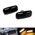 RZG 2x Seitenblinker schwarz LED Blinker für A3 8P A4 S4 RS4 B6 B7 A6 S6 C6