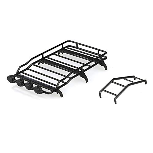 Replacement Part For 1/32 Orlandoo Hunter Model For Pajero Climbing Car Simulation Plastic Luggage Rack + Rear Ladder 45x62mm - (Color: 2SETS)