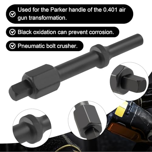 32029 Pneumatic Bolt Breaker Set, Pneumatic bit set, 37315 3/8\" & 37316 1/2\" Bolt Breaker Shake \'n break, Black Oxide Finish