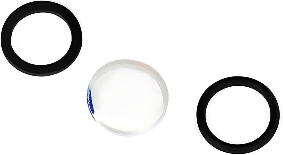 Peep Sights Lenses Diameter 5.2mm - Compound Bow Peep Sight Lens High Light Transmittance Material Resin or Glass (Glass, D)