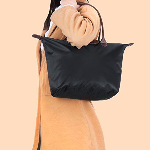 ZWOOS Cartera de Mano para Mujer Bolsa Plegable