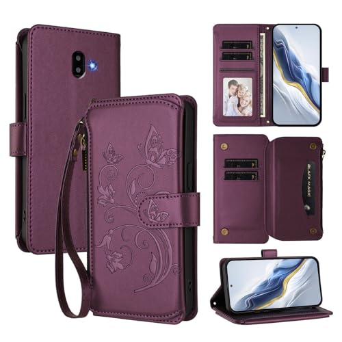 [Premium Wallet] Custodia portafoglio in pelle premium esclusivamente progettata per Samsung Galaxy J6 Plus. Verificare la dimensione del proprio telefono prima dell'acquisto – le immagini del prodotto sono solo a scopo di riferimento.