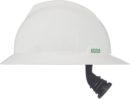 Miniatura 3 de MSA 815562 V-Gard - Gorro de protección con ribete completo con ranuras talla única  Blanco