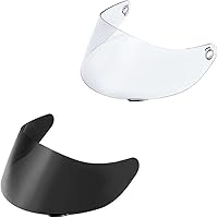 Vista 6 de GDM – Casco de cara completa Ghost para motocicleta