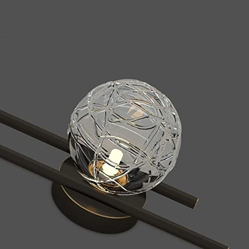 Aplique de pared LED de cristal moderno para iluminación interior de dormitorio y baño 3