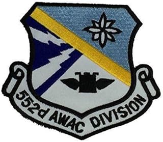 USAF Air Force 552Nd Air Control Wing AWACS Division Patch E-3 Sentry Tinker AFB