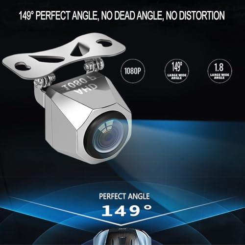 Backup Camera for Car, AHD1080P/CVBS Metal Housing Wide Angle Rearview Reversing Back up Camera, Perfect Night Vision IP69 Waterproof Reverse Rear View Camera for Car SUV Pickup and Other Vehicles — view 4