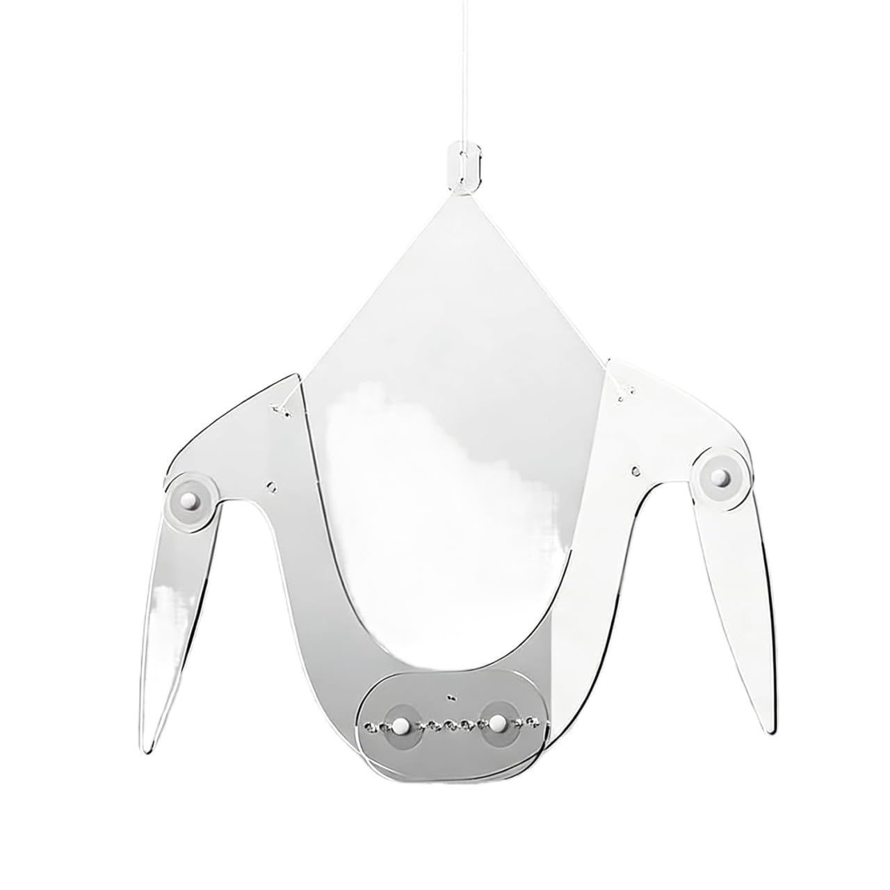 Gjhgnfrdk Men's Tops Mannequin Hanger， Adjustable Invisible Acrylic Hanger For And Pants 38-52Cm(Tops)