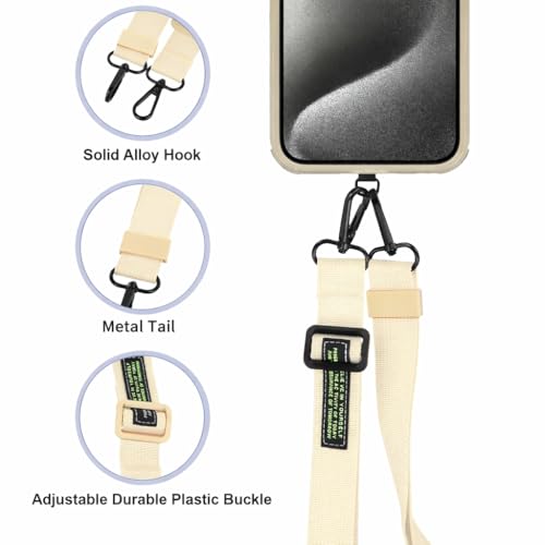 Image of AccuPrints Sumiko Phone Lanyard, Adjustable Polyester Lanyard, Universal Neck Strap With a Tether Pad For Phone Case Keys Id Badges, Mobile Strap Compatible With Most Mobile Phones parents