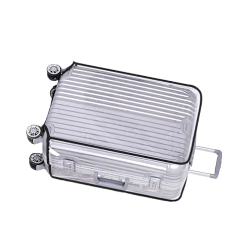 minkissy Coprivaligia Trasparente per Valigia da Viaggio Protezione per Trolley e Borsa Facile Accesso alle Maniglie Resistente Sporco e Graffi Lavabile e Personalizzabile