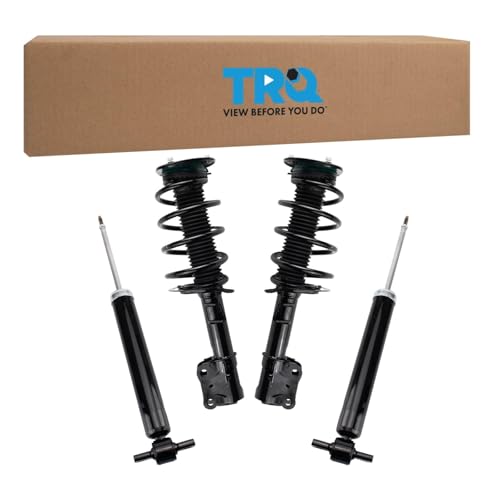 Image of TRQ Front and Rear Complete Strut Assembly & Shock Absorber Kit Complete Strut & Coil Spring Assembly Compatible with 2015-2023 Ford Edge 2019-2023 Lincoln Nautilus