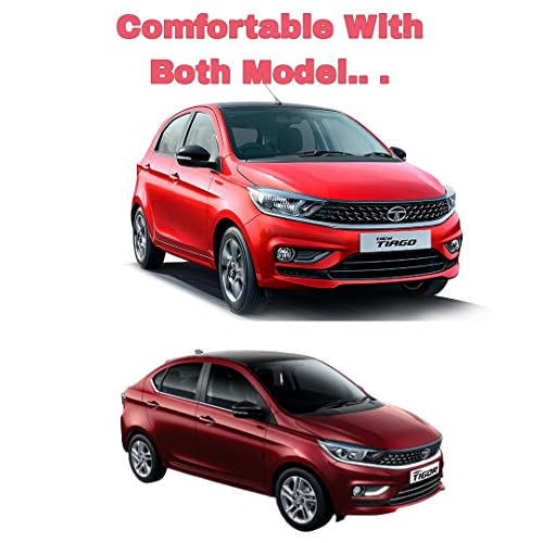 Image of for Car Tata Tiago /Tigor PU Leather & ABS Made Gear Shift Lever Cover Boot Automotive Parts[2219]