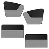 Car Side Window Shades for Jeep Patriot 2011-2019, Magnetic Front Rear Windows Sun Shade Net Privacy Protection Heat Blocking Accessory,C/Horizontal Front and Rear Windows