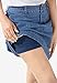 Woman Within Plus Size Perfect Denim Skort - 24 W, Black