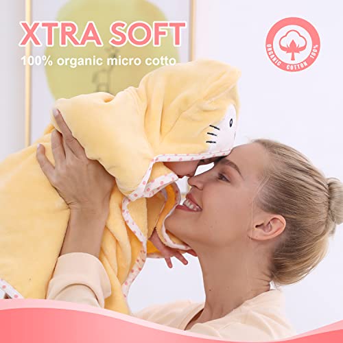 Tbezy Baby Hooded Towel With Unique Animal Design Ultra Soft Thick Cotton Bath Towel For Newborn (Tiger) #TOP2