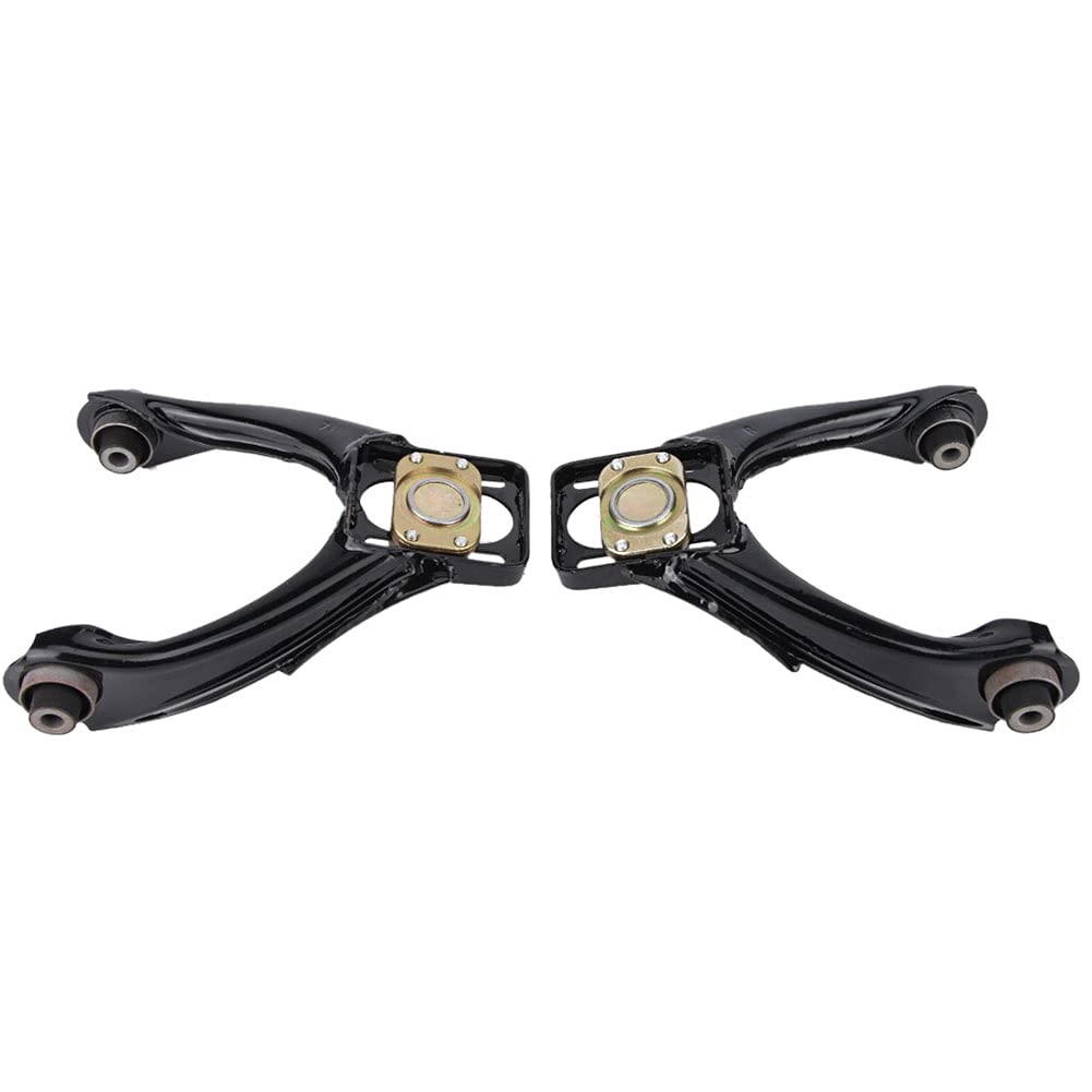 Wakects Regulowany Zestaw Przedniego Górnego Wahacza T6061 Aluminium do EK 1996-2000, Trwały, łatwy w Montażu, Idealny dla Zwiększonej Wydajności (BLACK)