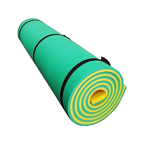 Harilla Wasser-Schwimmmatte, Lounge-, entspannende Sommer-Pool-Außen-Schwimmmatte, Bett, schwimmende Wasserauflage für Schwimmbad, Bootfahren, See, Gelbgrün