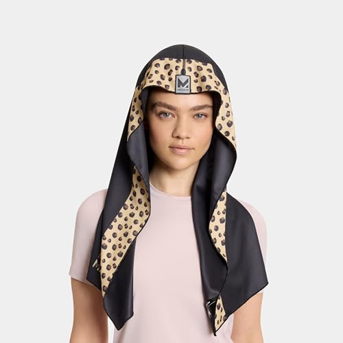 Image of MISSION Cooling Hoodie Towel, Evaporative Cool Technology, Cools Instantly When Wet, UPF 50 Sun Protection, Contours Your Head to Stay in Place, Great for Sports, Fitness, Gym