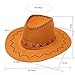 Egmy Adult Casual Solid Suture Summer Western Fashion Cowboy Sun Hat Wide Brim Travel Sun Cap Banquet (White, One Size)